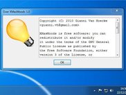 XMasMoods running on Microsoft Windows 7