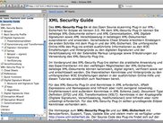 Online help of the XML-Security Plug-In