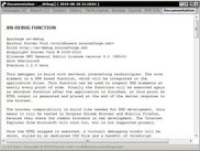 Screenshot Documentation in xn.debug 1.2.0 beta 
