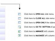 Control Panel - Modules Side Menu