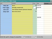 Up down cell editor