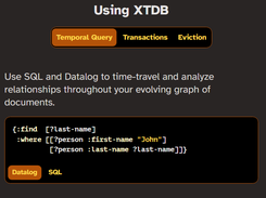 XTDB Screenshot 1