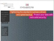 screenshot showing cyphertite.com