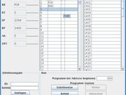 Main window of YaCC v1.0 RC3, run mode, runtime error