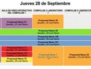Conference schedule (Stable branch)