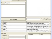 The main screen of Yahoo! Messenger bot (version 1.2.1)