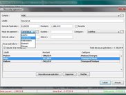 The new transaction dialog