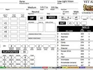 Printable Character Sheet