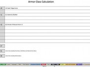 Armor Class Calculations Detail Page