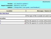Sample output