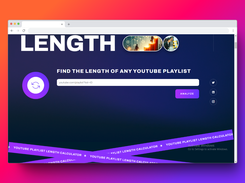 youtube playlist length calculator Screenshot 1