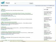 Ysearch Search Result page