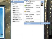 Refresh Tune action in Pidgin's main menu
