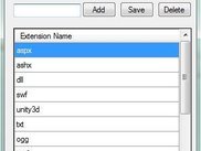 Set zipping file extensions
