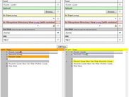 Diff Screen - Displaying a diff between some typed text