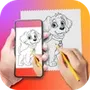 AR drawing app: Paint sketch