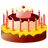 Birthday cake simulator