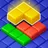 colorful sand cube
