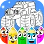 Coloring book : Transport