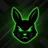 Dark Aura Panel - Rabbit Green