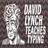 David Lynch Teaches Typing