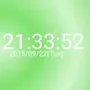 Digital clock Gradient pattern