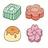 Drag the mooncake color area