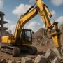 Excavator Construction Works