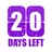 20 days left: Countdown