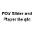 FOV Slider and Player Height