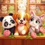 Funny animal pop