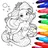 Mermaid Coloring:Kids Coloring
