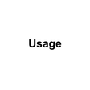 Usage