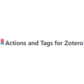 Actions and Tags for Zotero