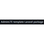 AdminLTE template Laravel package