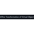 Affine Transformation of Virtual Object