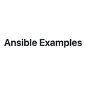 Ansible Examples