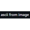 ascii from image