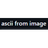 ascii from image