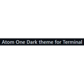 Atom One Dark theme for Terminal