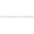 Better BibTeX for Zotero