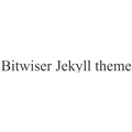 Bitwiser Jekyll theme