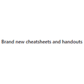 Brand new cheatsheets and handouts