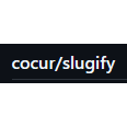 Cocur Slugify