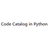 Code Catalog in Python