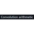 Convolution arithmetic