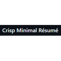 Crisp Minimal Résumé