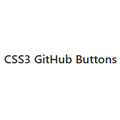 CSS3 GitHub Buttons