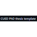 CUED PhD thesis template