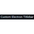 Custom Electron Titlebar